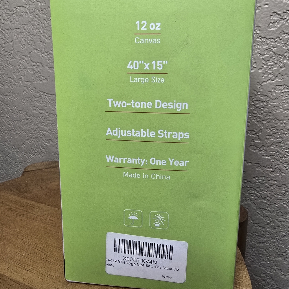 NIB! Pacearth Yoga Mat Bag with Adjustable Straps - Picture 3 of 5